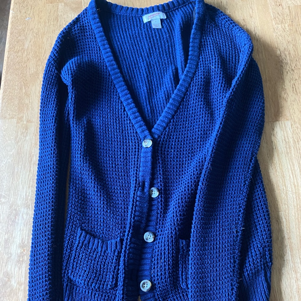 Blue Arizona Button Down Sweater
